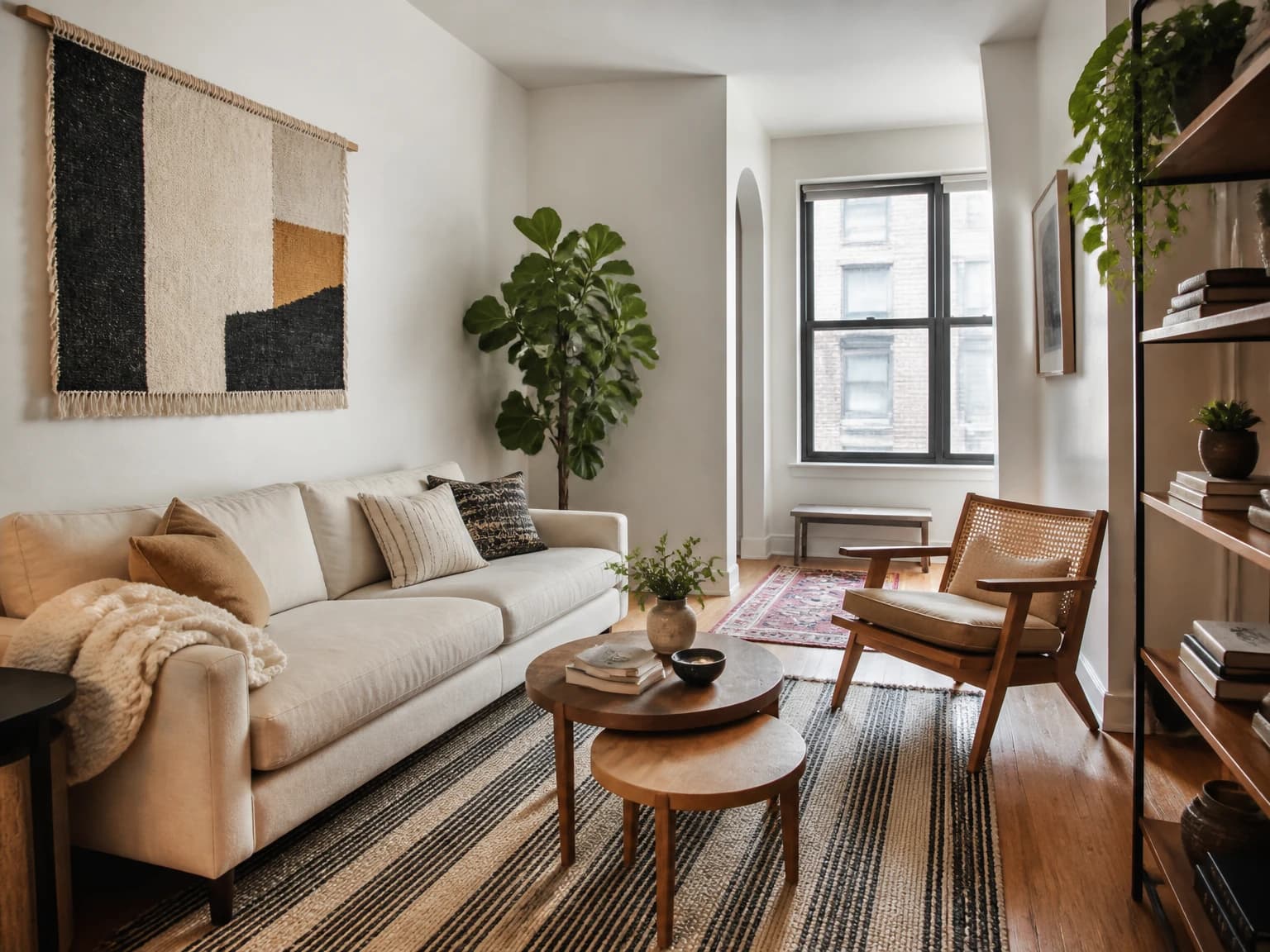 Compact City Bohemian Lounge, bohemian living room inspiration