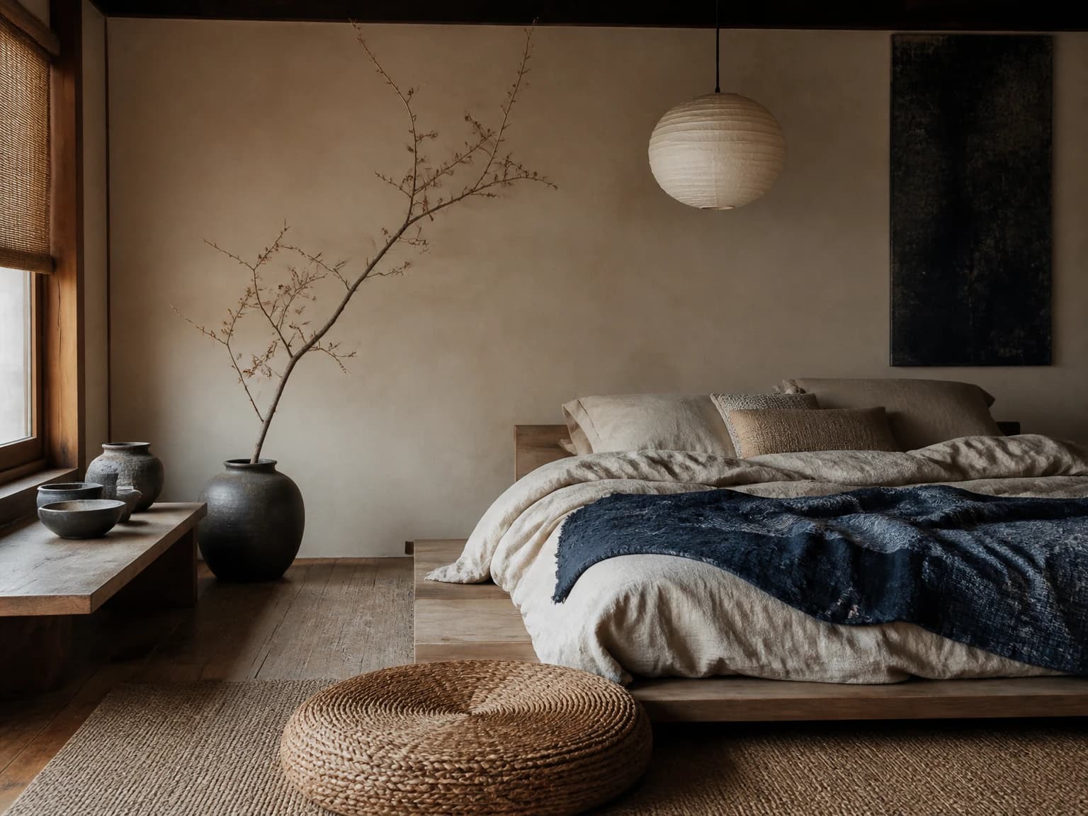 Japanese Boho Balance, boho bedroom inspiration