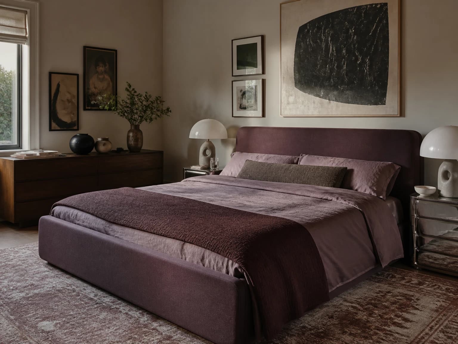 Collected Art Bedroom, modern bedroom inspiration