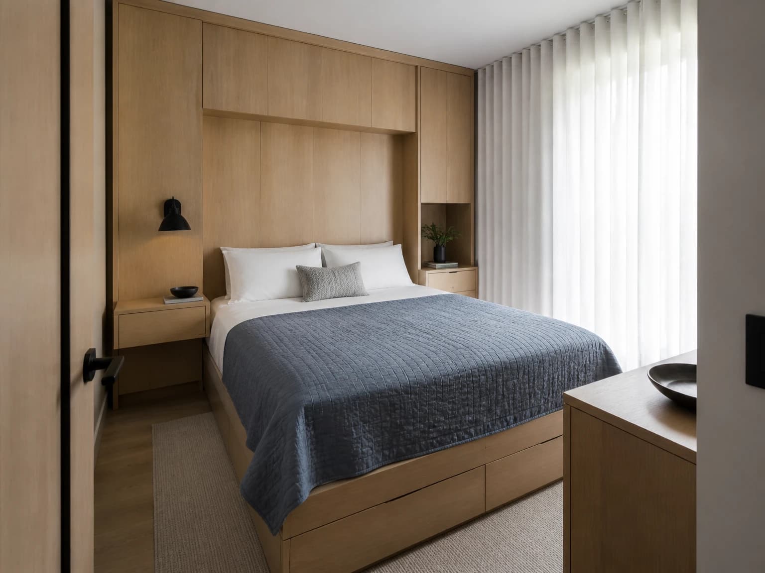 Compact City Bedroom, modern bedroom inspiration