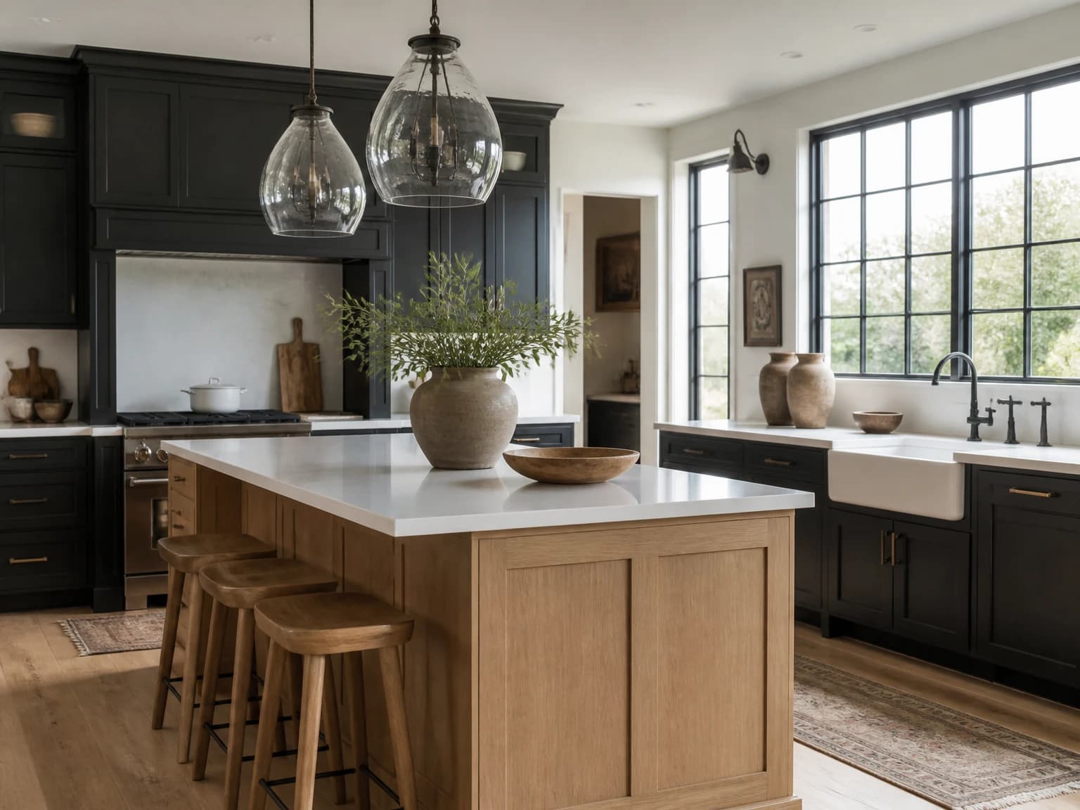 Black Modern Farmhouse Kitchen, modern farmhouse kitchen inspiration