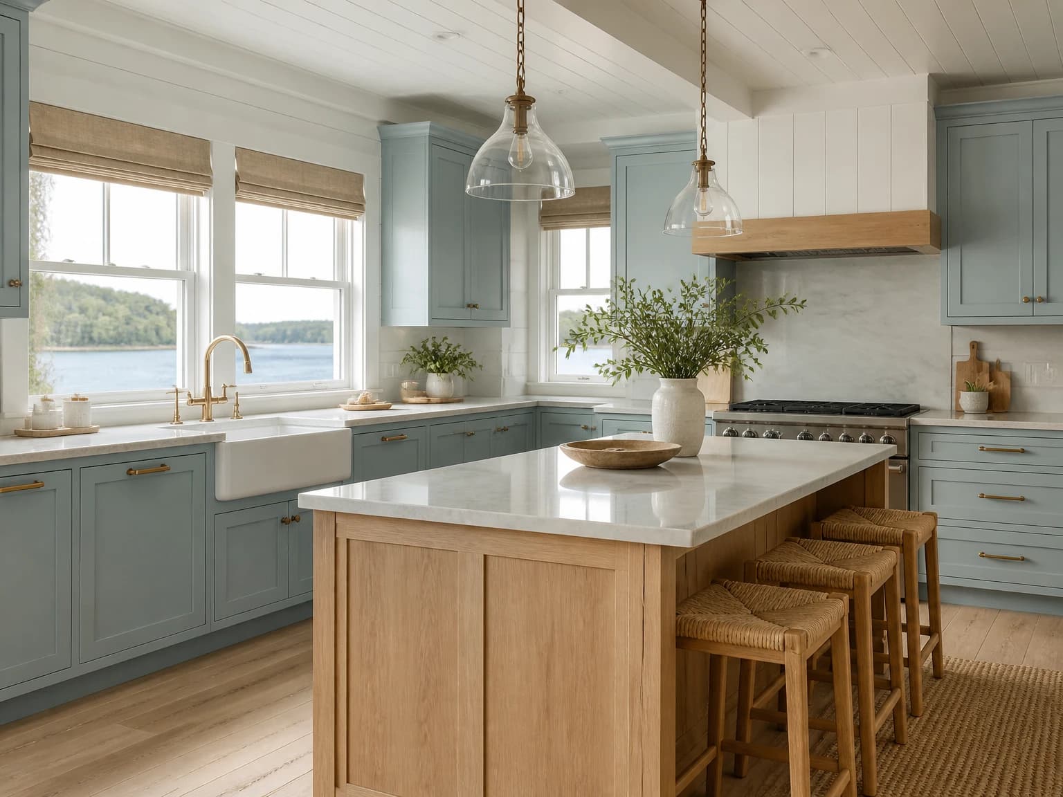 Coastal Modern Farmhouse Kitchen, modern farmhouse kitchen inspiration