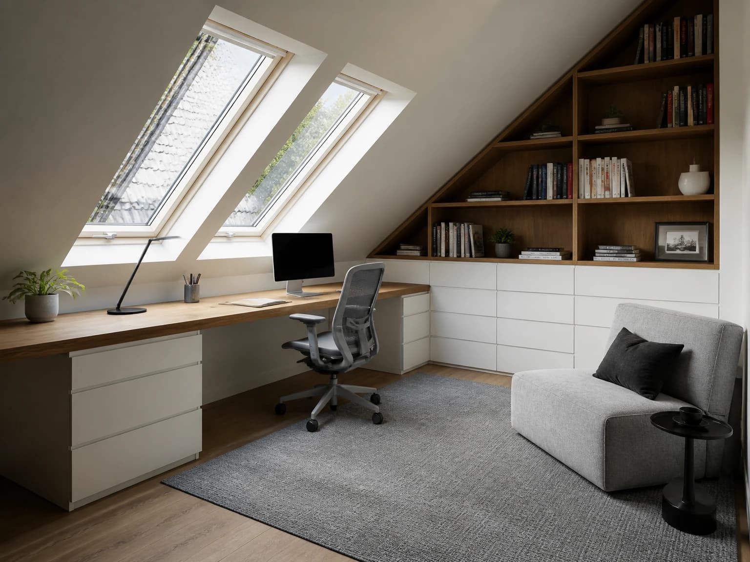Attic Modern Studio, modern home office inspiration