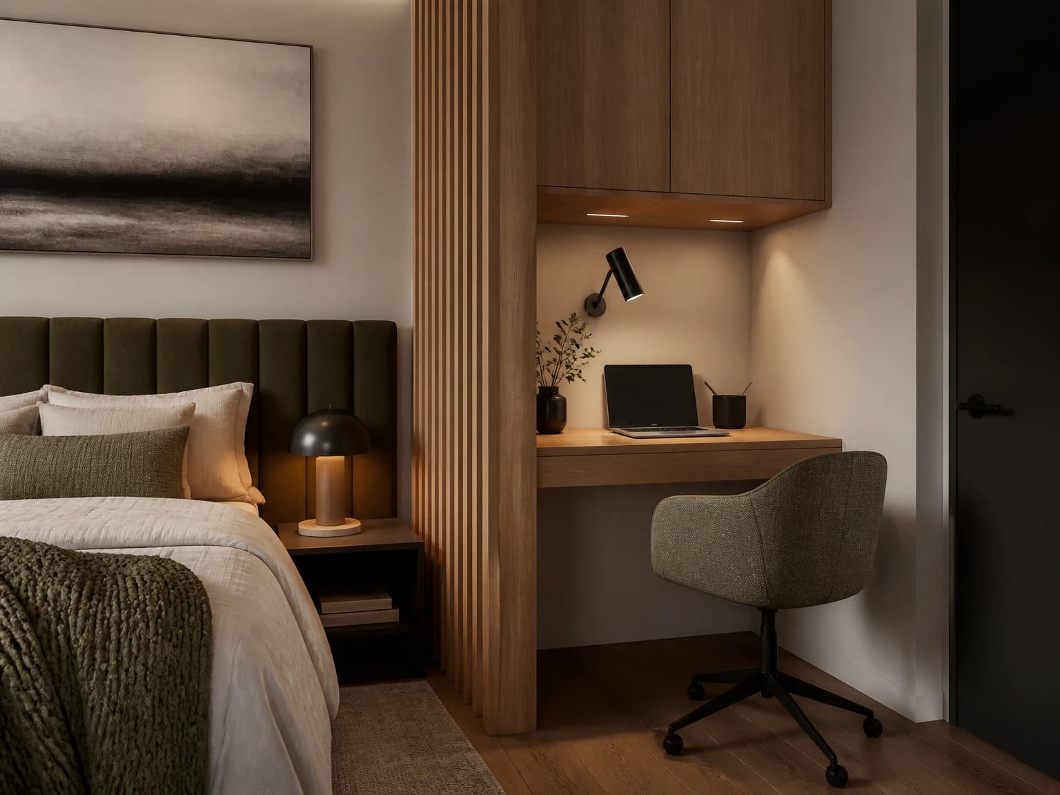 Small Bedroom Office Nook, modern home office inspiration