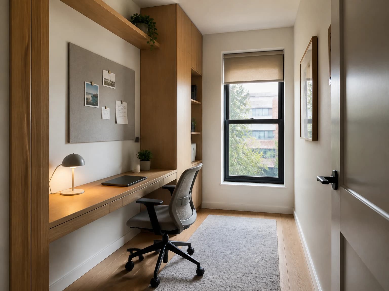 Compact Apartment Office, modern home office inspiration