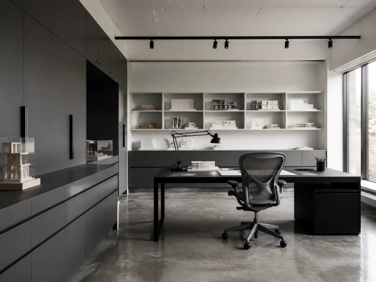 Monochrome Design Studio, modern home office inspiration
