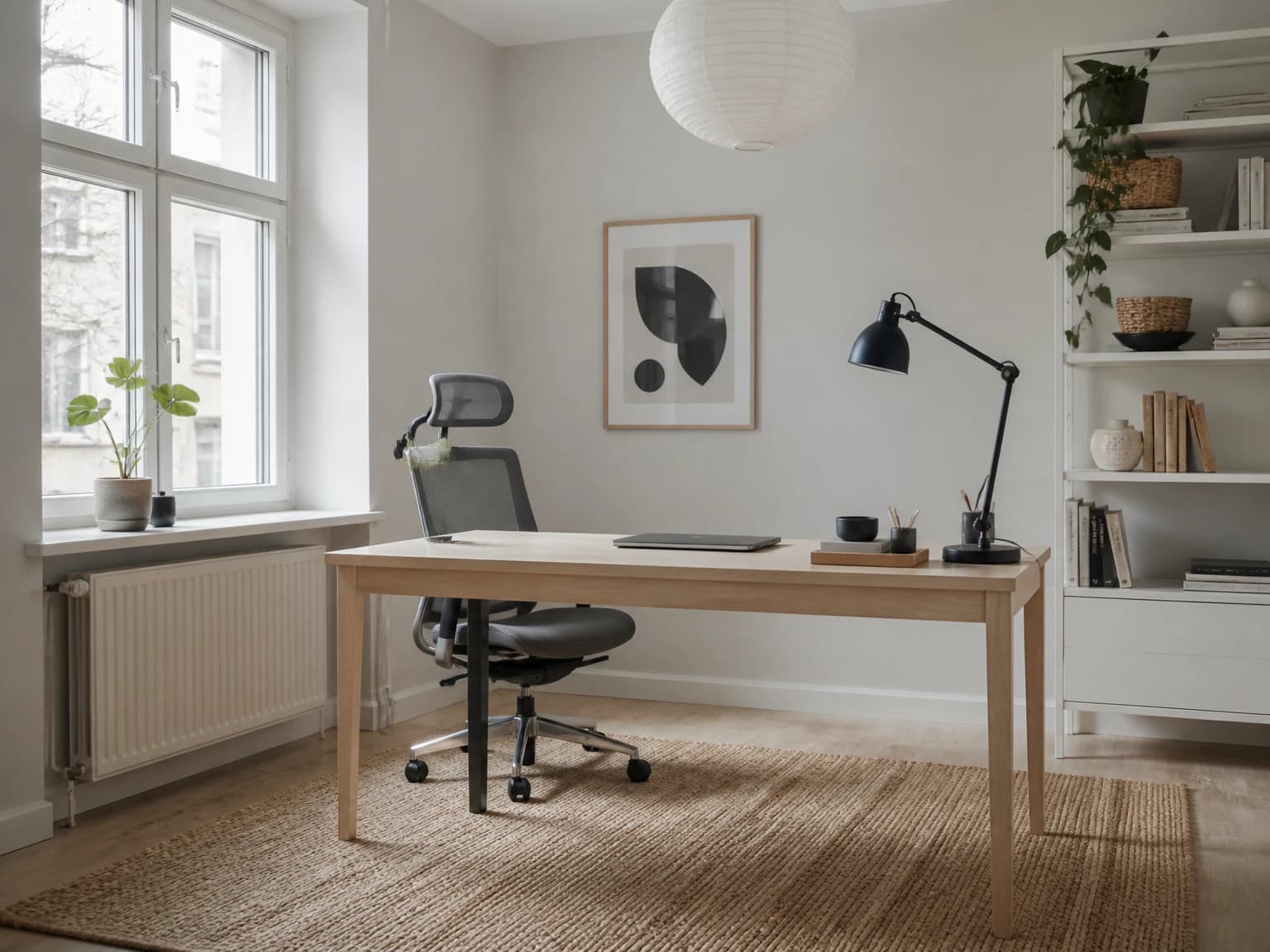Scandinavian Modern Office, modern home office inspiration