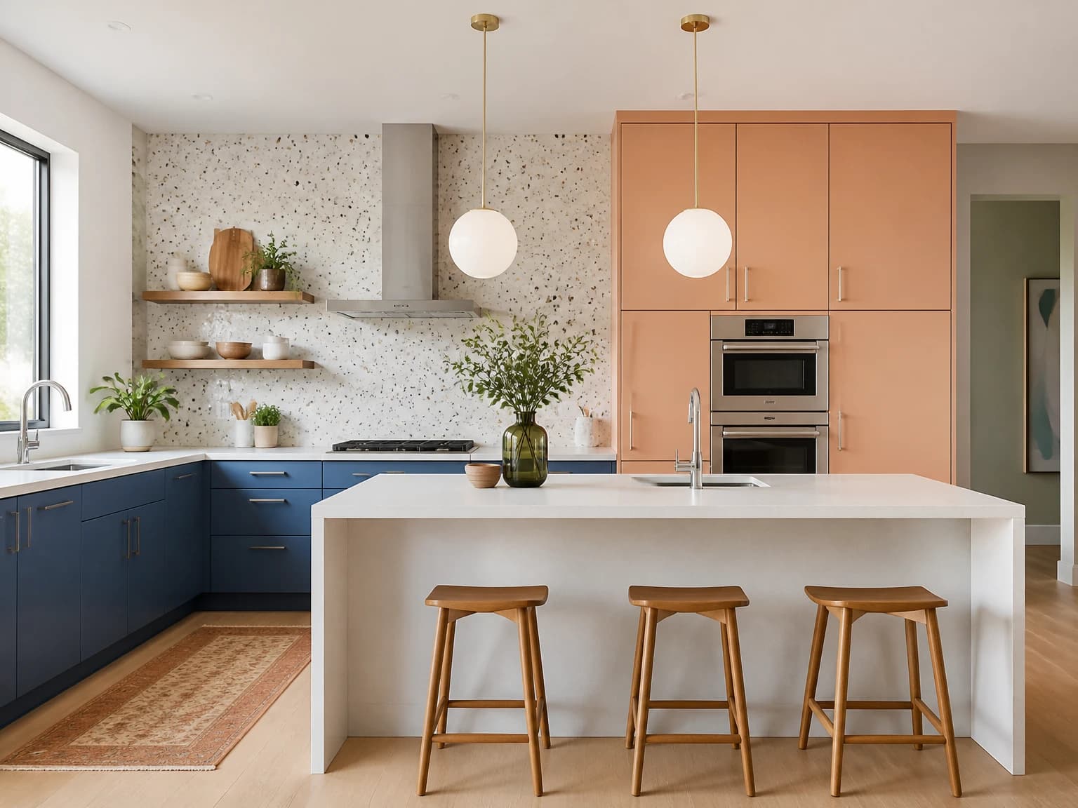 Colorful Modular Kitchen, modern kitchen inspiration