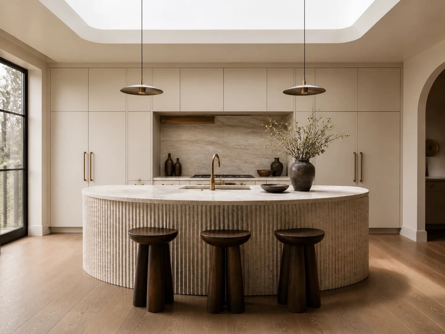 Sculptural Island Kitchen, modern kitchen inspiration