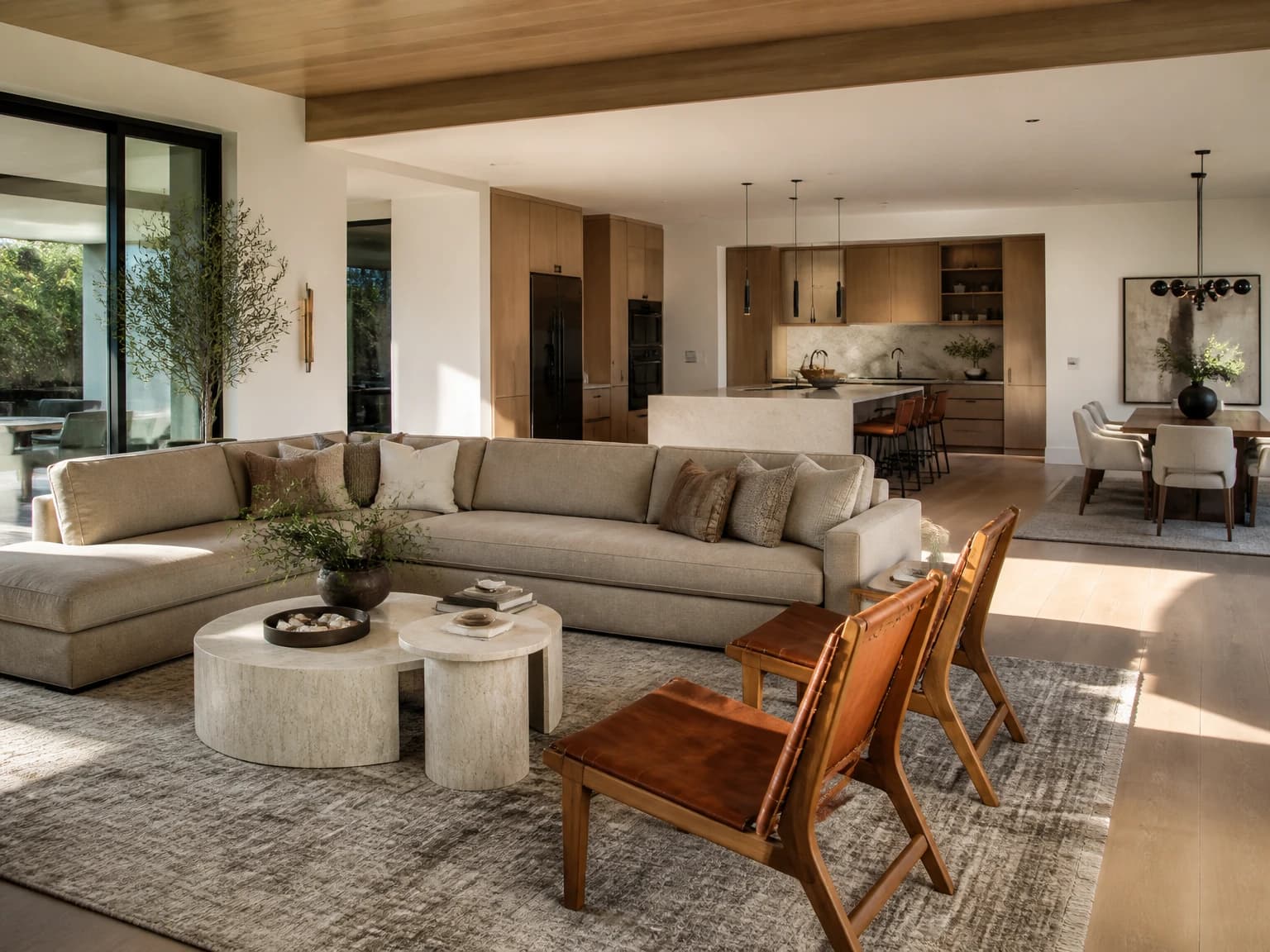 Open-Plan Great Room, modern living room inspiration