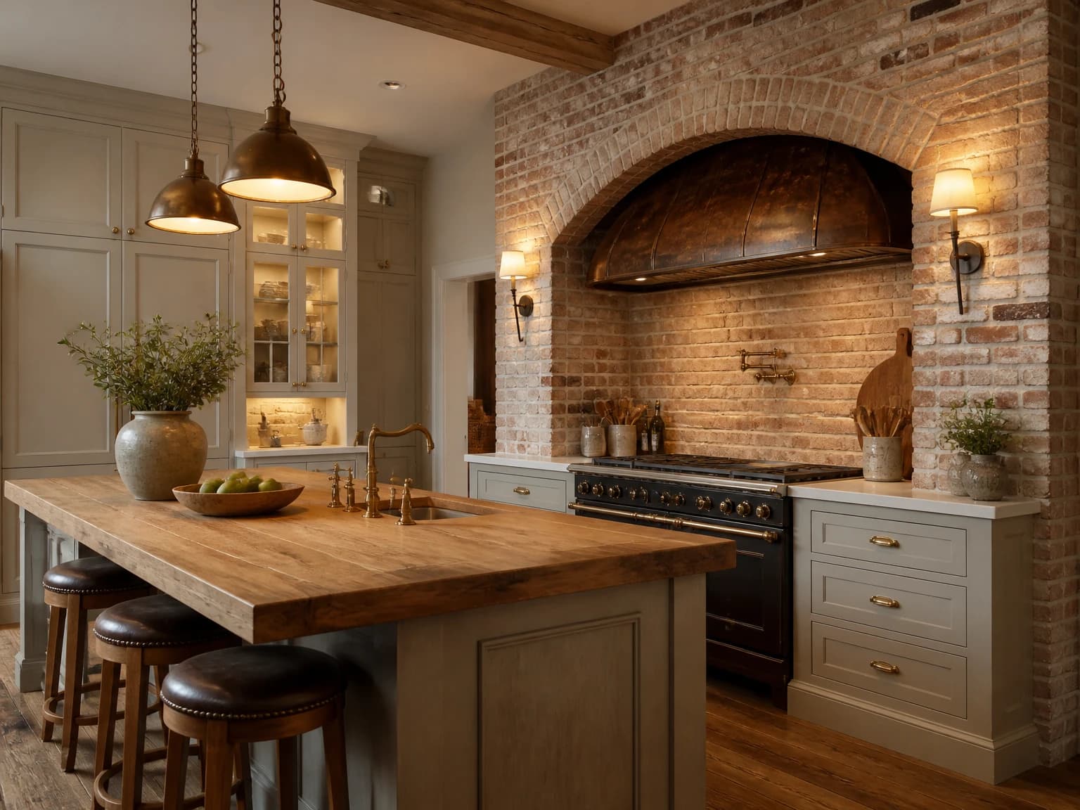Brick Arch Modern Farmhouse Kitchen, modern farmhouse kitchen inspiration