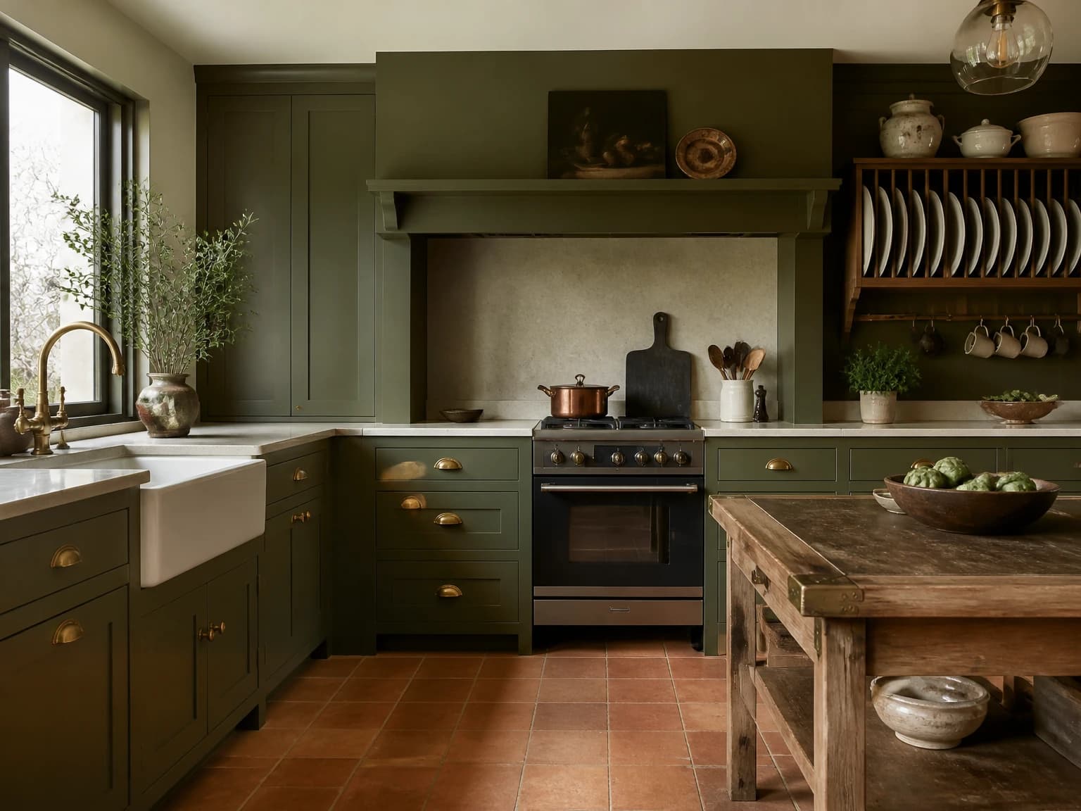 English Green Modern Farmhouse Kitchen, modern farmhouse kitchen inspiration