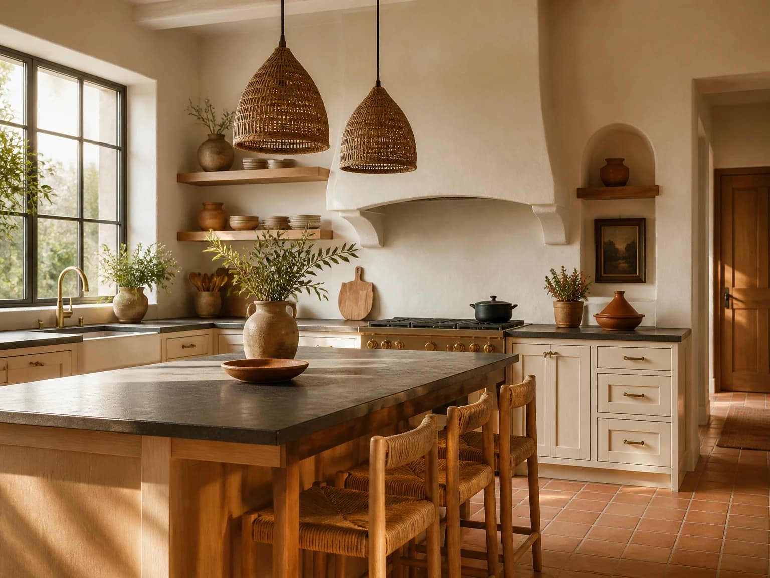 Terracotta Modern Farmhouse Kitchen, modern farmhouse kitchen inspiration
