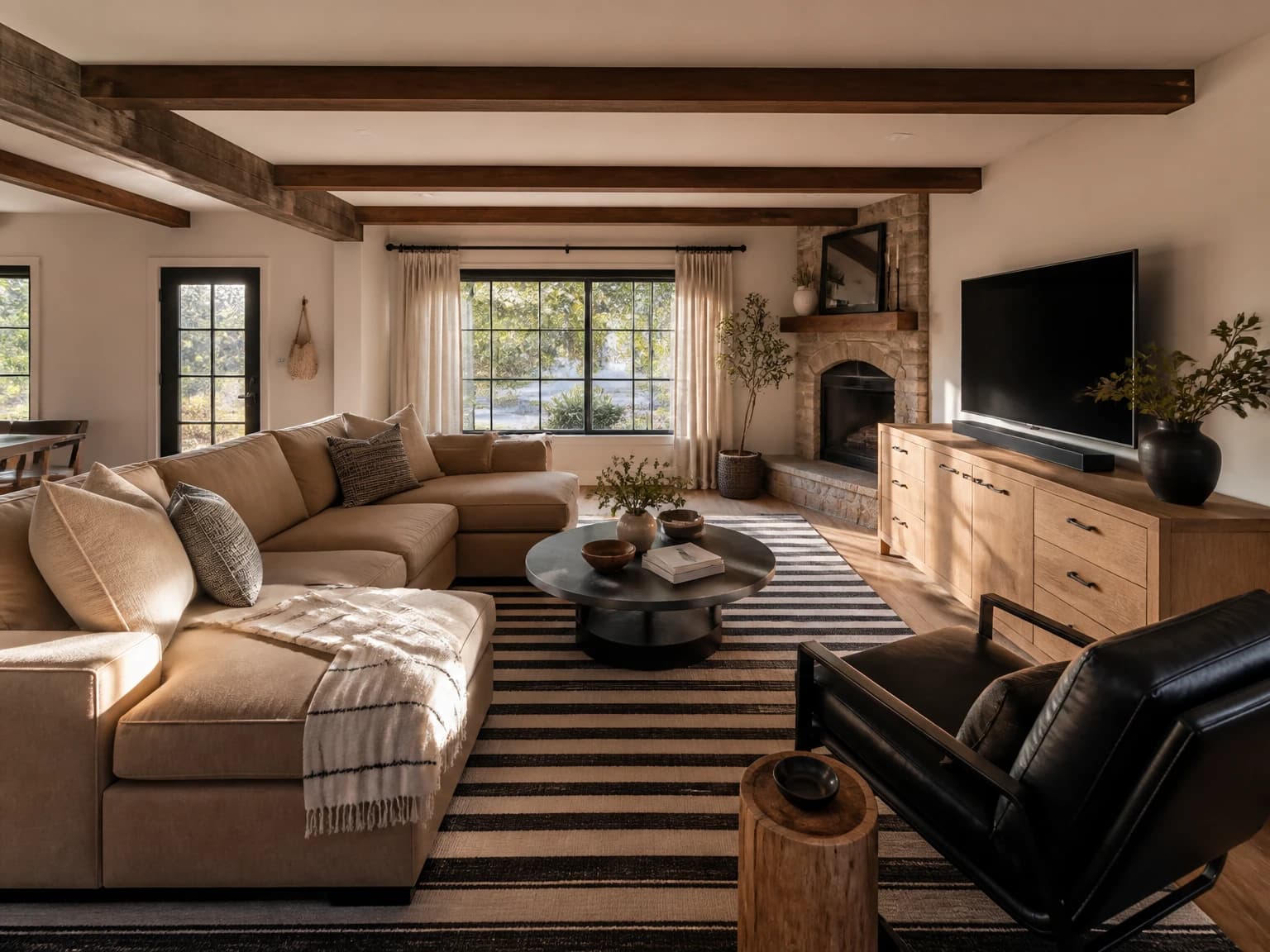 Ranch House Farmhouse Modern, modern farmhouse living room inspiration